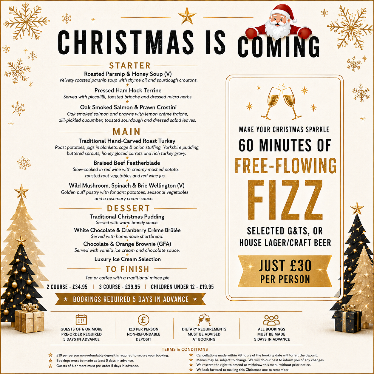 XMAS 2026 MENU